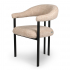 Milton & Oldbrook Esszimmerstuhl Basel Taupe