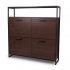 Milton & Oldbrook Schoenenkast Foggia Walnootlook