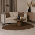 Milton & Oldbrook Fluffy Organisch Vloerkleed 160 x 230 cm Pavia Taupe