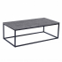 Stozy Table Basse 120 cm Letto Gris Clair
