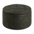 Smuk Pouf mit Aufbewahrung Ø 60 cm Feyre Grün