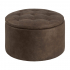 Smuk Pouf mit Aufbewahrung Ø 60 cm Feyre Braun
