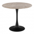 Smuk Eettafel Ø 90 cm Jayden Keramiek Bruin