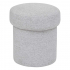 Eazy Living Pouf Ø 37 cm Nélie Grau