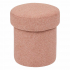 Eazy Living Pouf Ø 37 cm Nélie Rosa