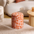 Eazy Living Pouf Ø 30 cm Lenzo Orange