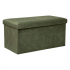 Eazy Living Pouf + Boîte de Rangement 76 cm Vienne Vert
