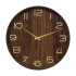 Eazy Living Wandklok Ø 55 cm Garance Donker Hout