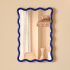 Eazy Living Wandspiegel 39,5 x 60 cm Aaron Blauw