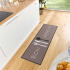 Hanse Home Tapijt Loper 50 cm x 150 cm Cook & Clean Bon Appetit Cutlery Bruin