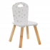Eazy Living Chaise pour Enfants Nuage Étoiles Blanc
