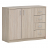 Stozy Armoire Buffet 2 Portes 4 Tiroirs Nuo Sonoma Chêne