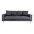 House Collection 2.5-zitsbank Milo Donker Grijs