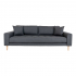 House Collection 3-zitsbank Milo Donker Grijs