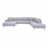 House Collection Hoekbank Milo U-Sofa met Open Linkse Hoek Licht Grijs