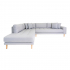 House Collection Hoekbank Milo met Open Linkse Hoek Licht Grijs