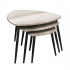 FurniStyle Table Gigogne Set Osaka Naturel