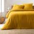 Dekbedovertrek Uni Yellow 240 cm x 220 cm