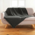 Plaid Imani 125 cm x 150 cm Charcoal Grey