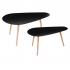 Eazy Living Couchtischs Set Hugo Schwarz