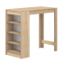 Interia Table de Bar 115 cm Vega Chêne