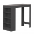 Interia Table de Bar 115 cm Vega Noir - Béton
