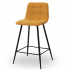 Milton & Oldbrook Cordstoff Niedrige Barhocker Berlin Gelb