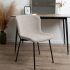 Milton & Oldbrook Bouclé Esszimmerstuhl Cascais Sand