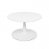 Milton & Oldbrook Table Basse Ø 80 cm Prague Blanc