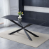 Milton & Oldbrook Esstisch 200 cm Leeds Keramik Schwarz