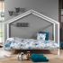 Dream Tree Lit Maisonnette 90 x 200 cm Dallas Blanc