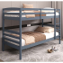 Stozy Deelbaar Stapelbed 90 x 200 cm Dex Donker Grijs