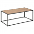 Smuk Salontafel 100 cm Chelsea Zwart - Eik