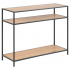 Smuk Table Console 100 cm Chelsea Chêne - Noir