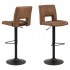 Smuk Barkruk Yara Bruin - 2 Stuks
