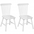 Eazy Living Eetkamerstoel Cléon Wit - 2 Stuks