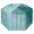 Eazy Living Samt Pouf Hex Jade