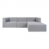 House Collection Canapé d'Angle Marit Lounge Sofa Droit Gris Clair