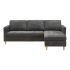 House Collection Hoekbank Petter Wisselbare Hoek Grijs