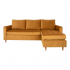 House Collection Velvet Hoekbank Petter Wisselbare Hoek Mosterdgeel