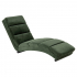 Smuk Velours Chaise Longue Kaoni Vert