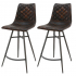 Zatalo Barkruk Ursula Bruin - 2 Stuks