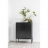 Smuk Armoire Buffet 4 Portes Chelsea Noir