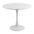 Smuk Eettafel Ø 90 cm Jayden Keramiek Wit