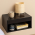 Smuk Table de Chevet Flottante Flynn Noir