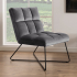 Smuk Velvet Fauteuil Katherine Grijs