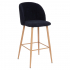 Eazy Living Ribstof Barkruk Royal Donker Blauw