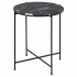 Smuk Bijzettafel Ø 42 cm Shannon Marmer Zwart