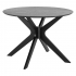 Smuk Table de Salle à Manger Ø 105 cm Eleanor Noir