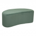 Eazy Living Samt Pouf 98 cm Ain Grün